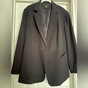 Talbots black blazer, size 18W